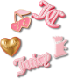 Juicy Couture 5 Pack Jibbitz - Multi / Osfa
