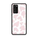 Custom Printed Tpu Cases - Huawei P40 & 39 Pink Cow Print& 39 By