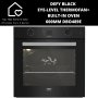 Defy Black Eye-level Thermofan+ Built-in Oven - 60CM DBO489E