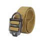 Heavy Duty Metal Buckle Military Style Nylon Tactical Belt-brown