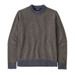 Mens Recycled Wool-blend Sweater - Snow Squail: Natural XS