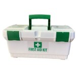 Large Comprehensive First Aid Kit In White Plastic Case