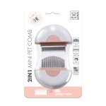 M-PETS 2 In 1 MINI Pet Comb For Short Hair Pink