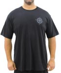 Mens Printed Compass Tee - 10XL Black