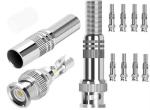 Securnix RG59 8 Pack Screw Spring Bnc Connectors
