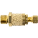 AirCraft Flow Control Silencer Brass 1 8" M
