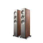 Reference 3 Meta Floorstanding Speakers – Satin Walnut Silver