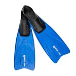 Mares Unisex Adult Clipper Full Foot Snorkel Fins - Durable Flexible Flippers For Snorkeling Diving & Pool Swimming - Blue 39