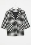 PoP Candy Single Breast Jacket - Black & White