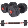 20KG And 30KG Adjustable Barbell And Dumbbells Weight Set