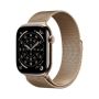 Apple Watch Series 11 Gps+cellular 46MM Gold Titanium Case With Gold Milanese Loop M/l