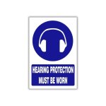Hearing Protection Must Be Worn Safety Sign MV004A