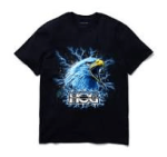 Electric Eagle H.o.g. Short Sleeve Graphic Tee