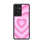 Custom Printed Tpu Cases - Samsung Galaxy S21 Ultra 5G & 39 Pink Heart& 39 By