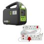 GIZZU - 242WH - Portable Power Station & 8-WAY Multi-plug