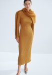 Textured Jersey Dress - Yellow