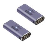 2PC USB C Female To Female 240W Adapter 40G Type C Extender Adapter 8K@60HZ