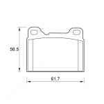 Kbc Brake Pads Rear For Volvo D4053