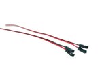 School Project Spare Black & Red Wire With Connector