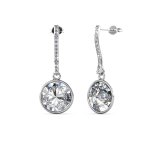 DESTINY Brielle Drop Earrings With Swarovski Crystals
