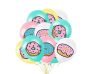 Donut Themed Latex Balloon Set - 16 Balloons
