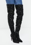 Plum Miah Stiletto Boot - Black