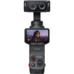 INSTA360 – Luna Ultra Gimbal Camera – Black Standard Bundle Includes Protective Cover & 1 4" Thread Handle
