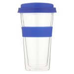 Snappy Blue Thermal Glass Tumbler 400ML