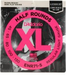 XL Half Rounds Bass Guitar Strings - .045-.130 - 5-STRING