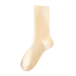 Autism Resources Seamless Cushioned Crew Socks Size 4 - 7 - Cream