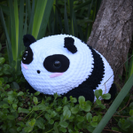 Support Crochet Plushies - Chunky Panda