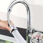 Classic Style 1PC 360 Rotatable Kitchen Faucet Aerator With Anti-splash Universal Joint Abs Floor Mount Sink Faucet Extension Water-saving Tap Nozzle Head Disc Valve