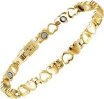 Women's Heart-shaped Magnetic Bracelet With 3500 Gauss Magnet