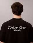 Calvin Klein Logo Back Print T-Shirt Blk - XXL Black