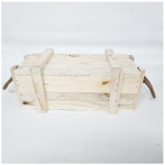 Wood Pine Ammo Box