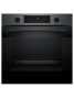 Bosch Series 4 Built In Steam Oven 60 X 60CM Black Stainless Steel HUA736EG0Z