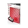 Promate IPOSE.10-STYLIZED Leather Design Cover For The Ipad 2 And New Ipad-red Retail Box 1 Year Warranty