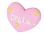 Bestie Heart Jibbitz