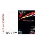 White Laser Label 105 X 149MM