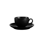 Chaka Chaka - Rice Cup & Saucer - Black