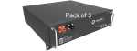 FE-HV2600-V2-3 HV2600 2.6KWH High Voltage Battery V2 Pack Of 3 A High Voltage Battery Connected In Series 156V/50AH 90% Depth Of