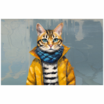 Bolster Cushion Winter Cats