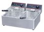 Electric Basket Chips Fryer With Double Tank - 10L