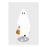 Ghost Art Print - A4