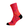 Marble Orange Socks - Medium