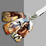 3PCS Lipstick Holder With Clip Keychain HLH1