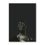 Nandi Black Art Print - A0