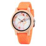 Silicone Bamboo Wooden Watch - GT028-1