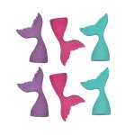 Bright Mermaid Tail Mix Pack Of 6
