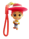 Jessie Figurine Schoolbag Tag & Keyholder - Toy Story - Green - Big Head